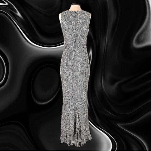 Damianou Two Piece Silver Gold Metallic Dress Set Size S - Picture 4 of 15